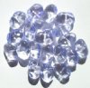 20 18x12x9mm Light Violet Potato Nugget Beads